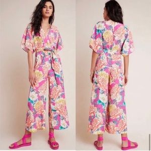 FARM RIO x Anthropologie. Wide leg jumpsuit. M